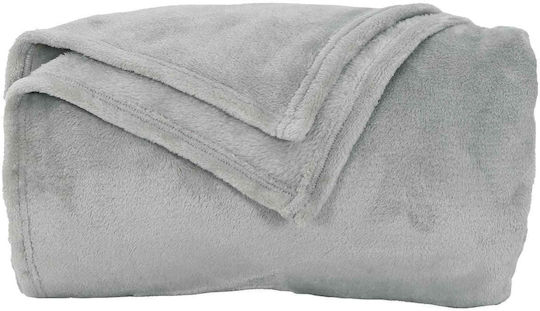 vidaXL Decken & Couchdecken Sesselüberwurf Fleece 150x200cm Grau
