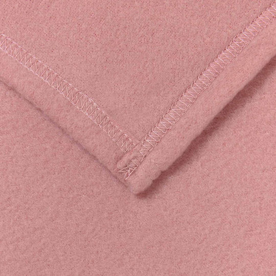 vidaXL Ριχτάρι Διθέσιου Καναπέ Fleece 270x240εκ. Ροζ