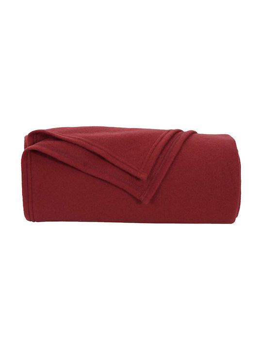 vidaXL Decken & Couchdecken Sesselüberwurf Fleece 170x130cm Türkis Rot