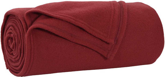 vidaXL Armchair Throw Fleece 170x130cm Turquoise Red