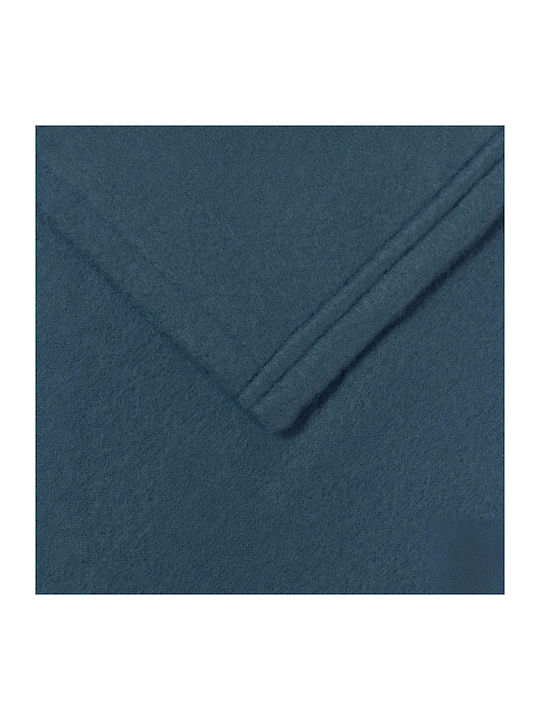 vidaXL Decken & Couchdecken Dreisitzer-Sofa Wurf Fleece 350x270cm Dunkelblau