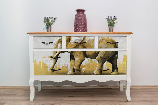 Decorative Furniture Sticker Matte Protection Upgrade Elephant 100x50 Cm