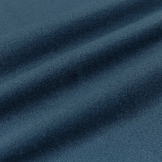 vidaXL Ριχτάρι Πολυθρόνας Fleece 280x210εκ. Σκούρο Μπλε