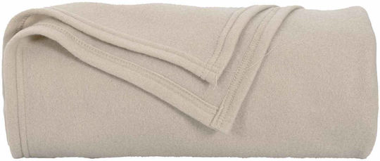 vidaXL Decken & Couchdecken Sesselüberwurf Fleece 170x130cm Beiges