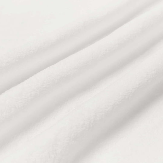 vidaXL Ριχτάρι Πολυθρόνας Fleece 130x150εκ. Λευκό