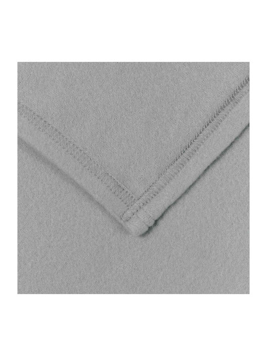 vidaXL Ριχτάρι Πολυθρόνας Fleece 240x220εκ. Γκρι
