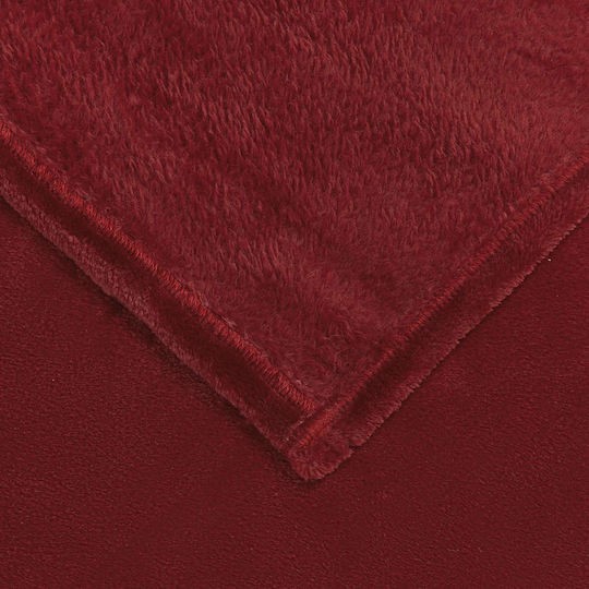 vidaXL Armchair Throw Fleece 150x200cm Turquoise Red