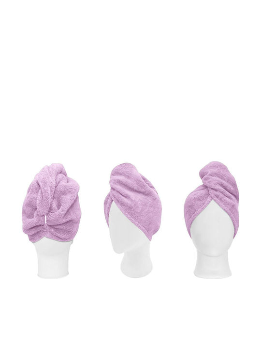 Turban-Haartuch Art 3409 Flieder Beauty Home