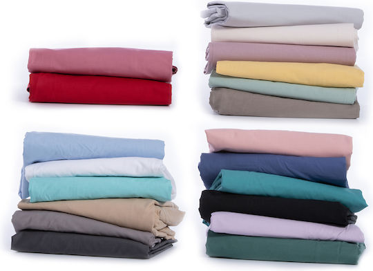 Nef-Nef Homeware Basic Pillowcase Set with Envelope Cover Ecru 52x72cm.