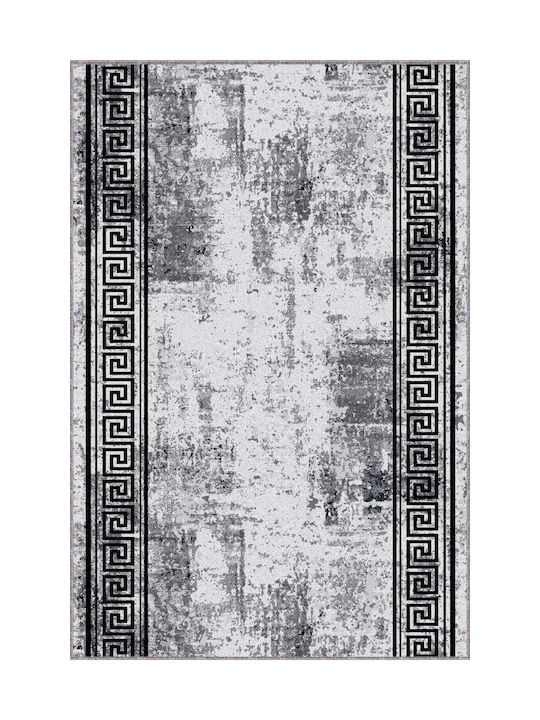 Teppich Rechteckig Synthetisch,Polyester/Cotton/Leather Gray