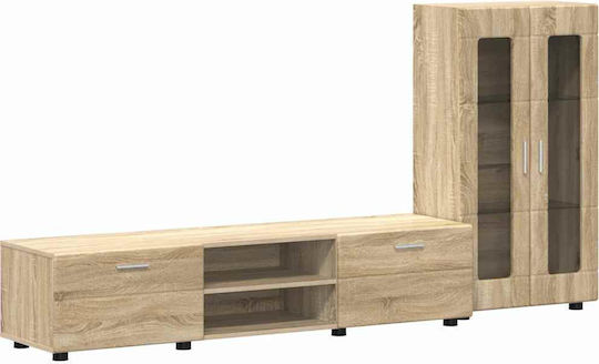 Living Room TV Unit Oak Sonoma M150xW39xH30cm