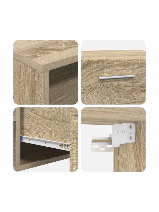 Bibliotecă Living Stejar Sonoma L150xL39xÎ30cm