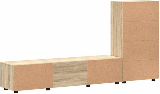 Living Room TV Unit Oak Sonoma M150xW39xH30cm