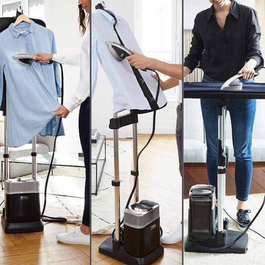 Tefal Ατμοκαθαριστής Ρούχων Δαπέδου 2170W με Δοχείο 1.1lt Γκρι