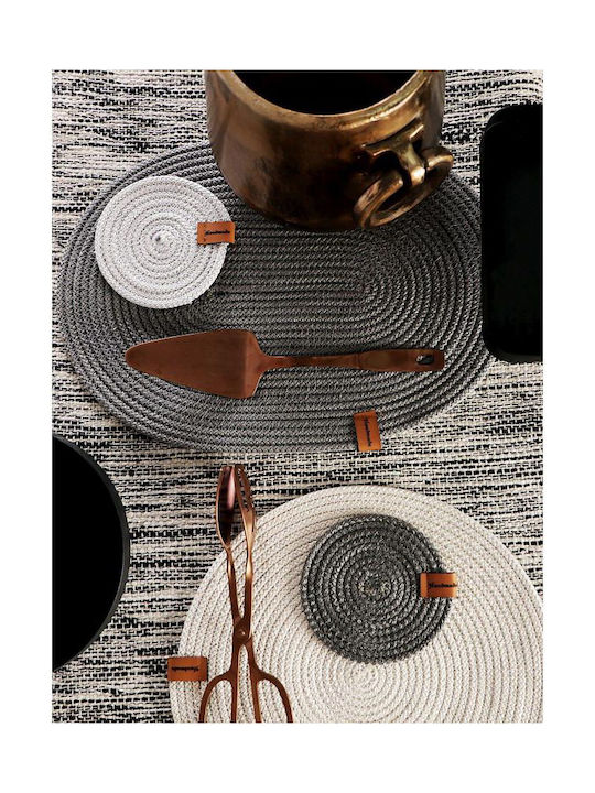 Espiel Σουβέρ Υφασμάτινο Λευκό 12x12cm Espiel Σουβέρ Υφασμάτινο Λευκό 12x12cm