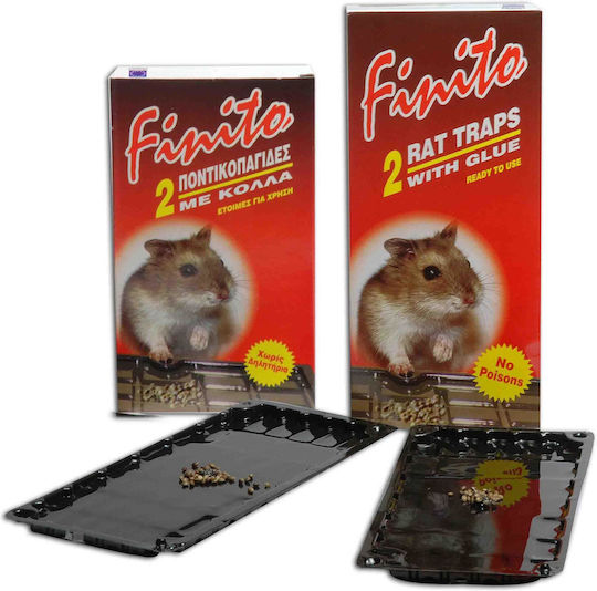 Agroza Rat-a-Trap Glue Trap made of Plastic 18x12.7cm 2pcs