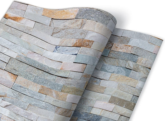 Autocolant Pentru Mobilier Mat Renovare Spațiu Perete De Piatră 100x50 Cm Autocolant Pentru Mobilier Mat Renovare Spațiu Perete De Piatră 100x50 Cm