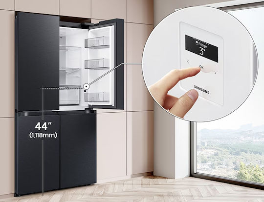 Samsung Хладилник Гардероб 646лт NoFrost В183xШ91.2xД72.3см. RF65DG960EB1EO