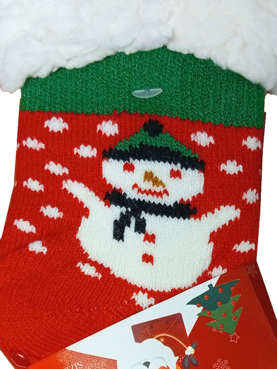 BFL Παιδικές Καλτσοπαντόφλες Snowman