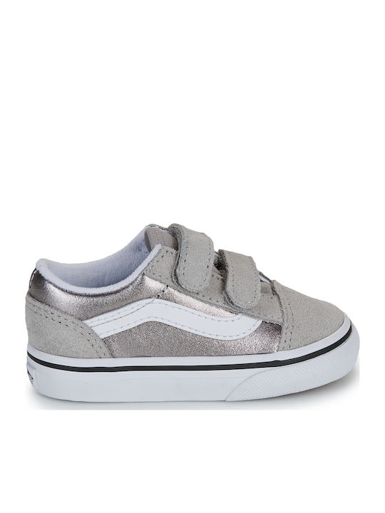 Old Skool Old Skool V Kids Sneakers with Scratch Silver