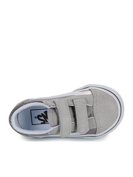 Old Skool Old Skool V Kids Sneakers with Scratch Silver