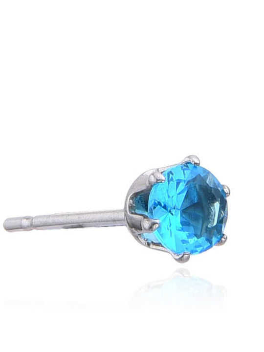 Asimi Body Piercing Σκουλαρίκια από Ατσάλι με Πέτρες