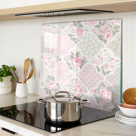 Glas Schneidebretter Druck Rosen Dekorationen 60x52 cm