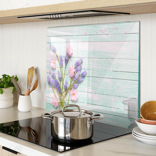 Glas Schneidefläche Küchen Mehrzweck Lavendel Oben Schneidebretter 60x52 cm