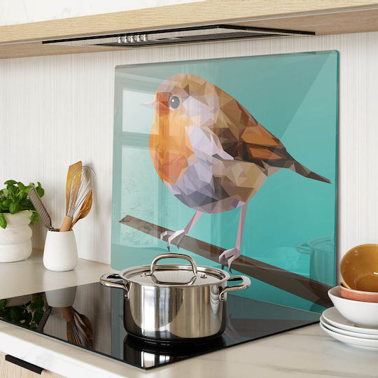 Glass Kitchen Cutting Board Safety Tempered Glass Rountis 60x52 Cm