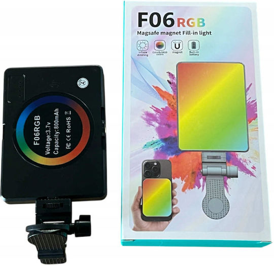 Roza F06 RGB Selfie Light LED MagSafe 40 LED – Ring Light for Mobile Laptop Vlogging TikTok Selfie Makeup