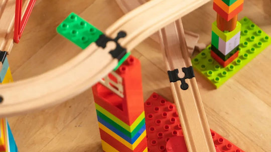 Toy2 Builder Set XL Accesorii de Cale Ferată pentru 4++ Ani