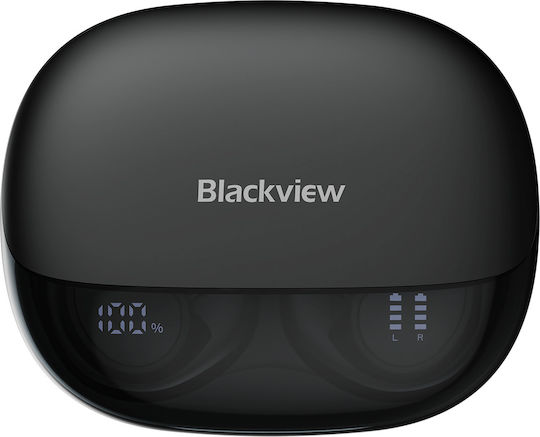 BlackView AirBuds 300 Bluetooth Handsfree Ακουστικά με Αντοχή στον Ιδρώτα και Θήκη Φόρτισης Μαύρα