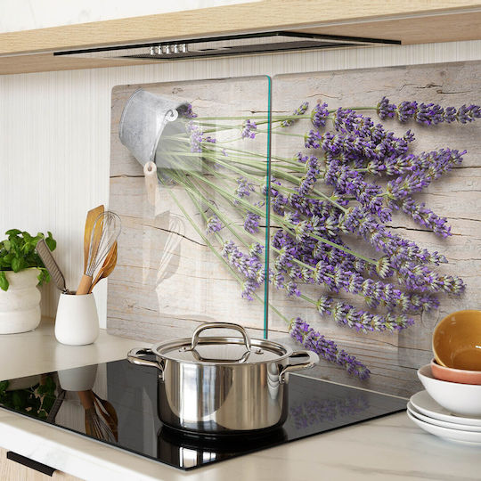 Glasplatte Schutzplatte Für Arbeitsplatte Gebrühtes Glas Lavendel Topf 2x40x52 cm