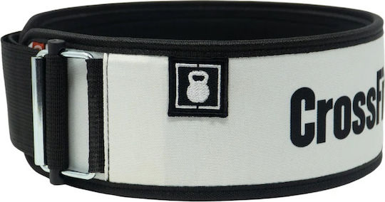 Crossfit 4" Weightlifting Belt-white