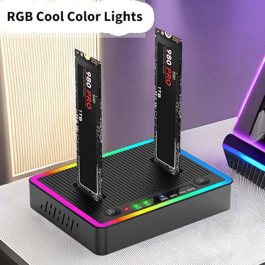 Docking Station for Hard Drives PCIe/SATA with Connection USB 3.2 (1-PER0128)