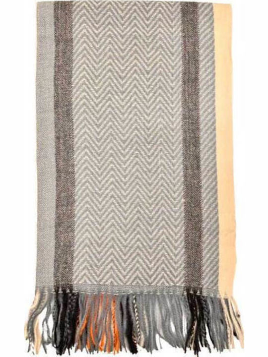 Frauen Set mit Beanie Gestrickt in Braun Farbe