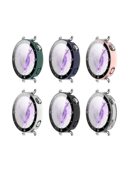 Plastic Case with Glass in Rose Gold color for Huawei Watch GT 6 46mm