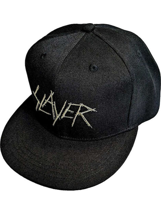 Καπέλο Slayer Scratchy Logo Snapback Cap Black Slaysbcap03b