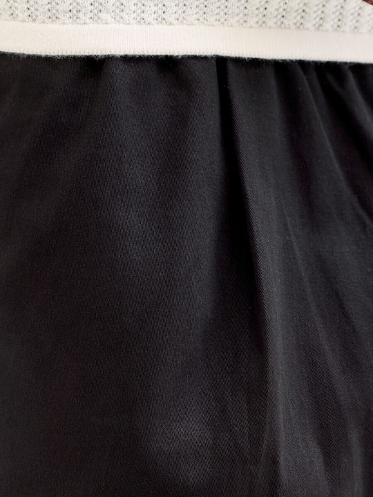 Pantaloni de trening cu Elastic Negru