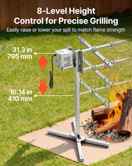 Vevor Inox Barbecue Spit with Motor