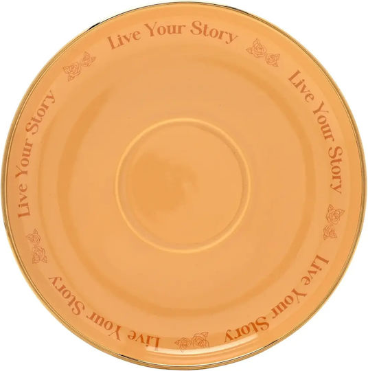 Керамична Чаша За Чай С Чинийка Disney Princess Belle Tea Cup + Saucer 200ml Di2365