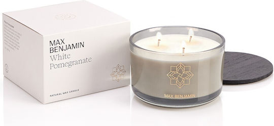 Max Benjamin Aromatic Soy Candle in Jar with White Scent 560g
