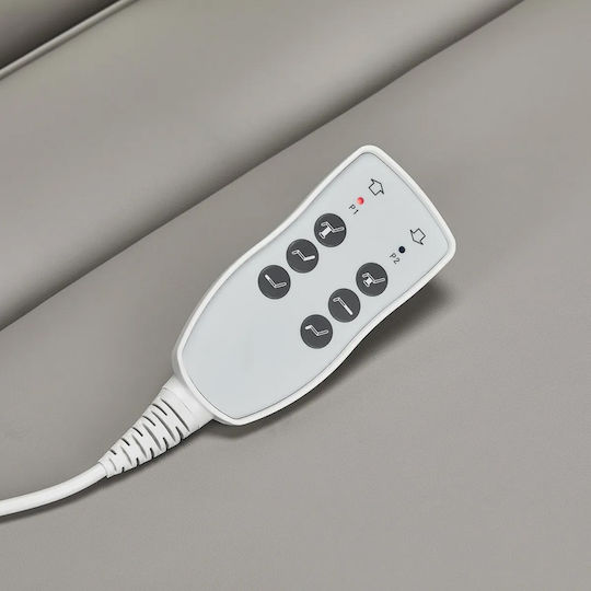 ZCS Azzurro Schönheitsstuhl Grau mit höhenverstellbarer Funktion und elektrischer Hebemechanismus