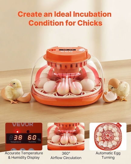 Vevor Automatic Egg Incubator 12 Eggs