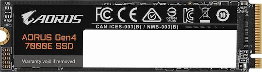 Gigabyte AORUS SSD 2TB τύπου M.2 με σύνδεση PCI Express 4.0 (PS5 Compatible) AG470E2TB