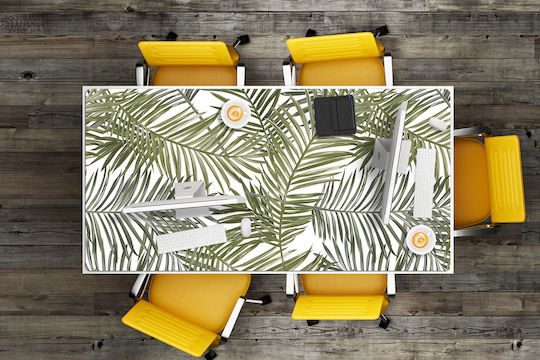 Schreibtischunterlage Arbeit Zuhause Exotische Blätter 90x45 cm