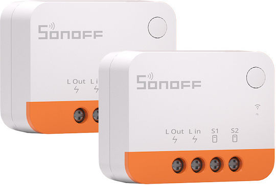 Sonoff ZBMINIL2 Smart Switch Bluetooth & ZigBee 6A (με Ουδέτερο) 2τμχ