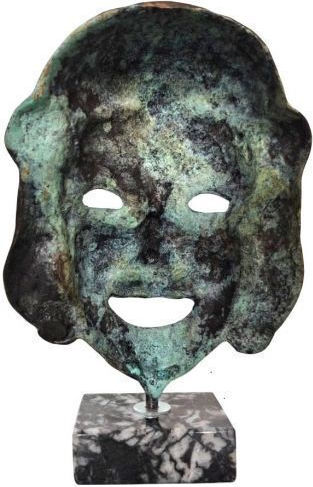 Διακοσμητικό Αγαλματίδιο από Μέταλλο 13x3.5cm