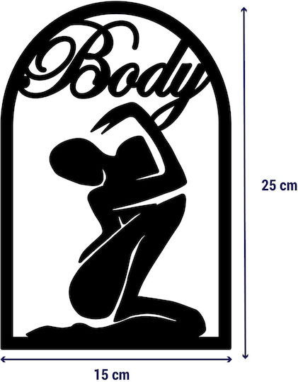 Body Art – Μεταλλική Πινακίδα Ανοξειδωτο-ατσαλι-inox