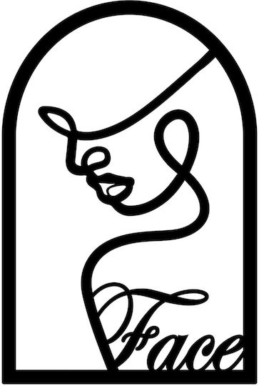 Face Line Art– Μεταλλική Πινακίδα Ανοξειδωτο-ατσαλι-inox
